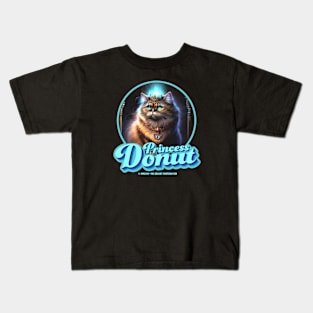 Princess Donut (Black Print) Kids T-Shirt